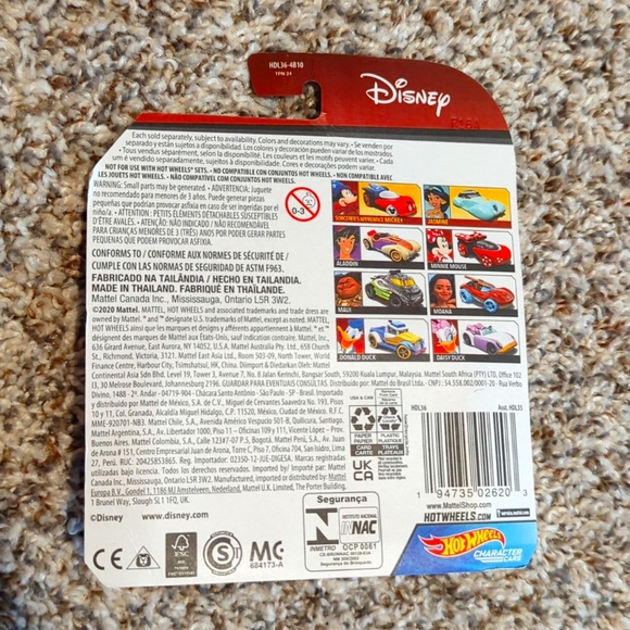 Hot Wheels Toys Disney Sorcerers Apprentice Mickey Hot Wheels Car